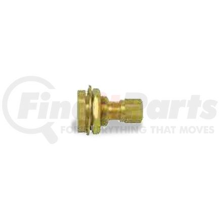 Velvac 017099 Clamping Stud, Bulkhead Fitting, Female to Nylon Tubing, 3/8" Tube Size, 3/8" NPTF Thread