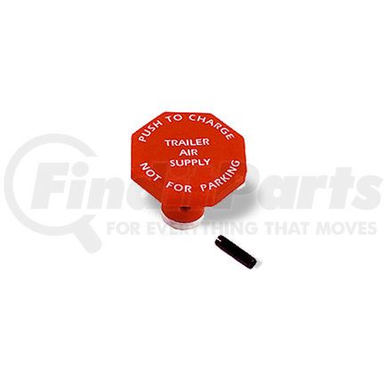 Velvac 034049 Knob and Pin Kit, Trailer Air Supply Knob and Pin Kit for (PP-7 Style) Dash Control Valve