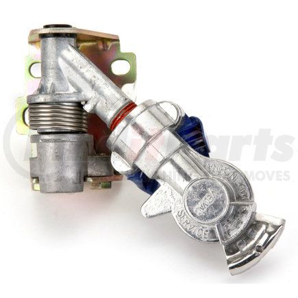 Velvac 035167 Pivoting Gladhand, Blue Service Gladhand