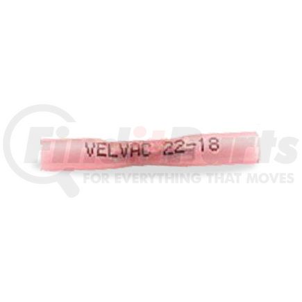 Velvac 056144-25 Butt Connector, Crimp/Solder/Seal, 22-18 Wire Gauge, Heat Shrink