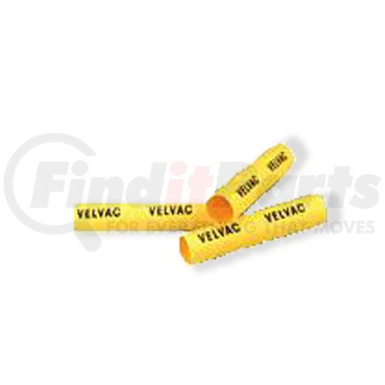 Velvac 057062-25 Thin Wall Heat-Shrink Tubing Without Liner, 12-10 Wire Gauge Range, 2" Length, .375" I.D. Pre-Shrink, .187" I.D. After, Yellow