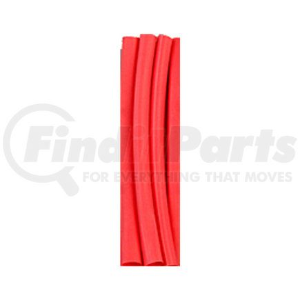 Velvac 057114-10 Thin Wall Heat-Shrink Tubing Without Liner, 6" Length, .375" I.D. Pre-Shrink, .182 I.D. After, Red