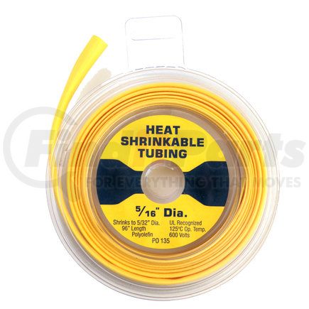 Velvac 057133 Thin Wall Heat-Shrink Tubing, 5/16" ID, Yellow