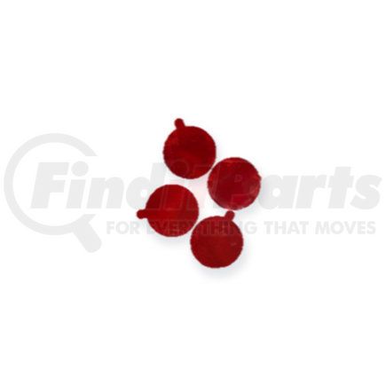 Velvac 058377 Reflective Circles, Red, 2-3/4" Diameter