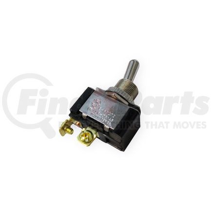 Velvac 090177 Heavy Duty "O" Ring Sealed Toggle Switch, SPST Poles, 21 Amp, 14 VDC, On/Off Circuitry, (2) Screw Terminals