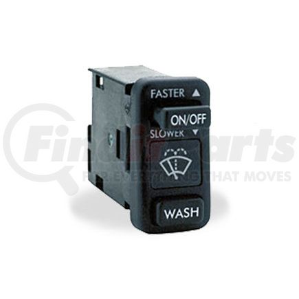 Velvac 090120 Wiper Control Switch, Integrates Multi-Speed Wiper and Washer Functions into a Single Dashboard Device