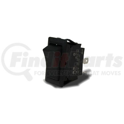 Velvac 090150 Full Size Rocker Switch, Standard, SPST Poles, (On)/Off Circuitry, (2) .250" Flat Blade Terminals