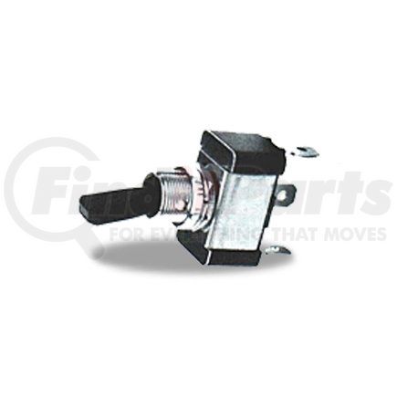 Velvac 090192 Heavy Duty Single Pole Toggle Switch, SPST Poles, 30 Amp, 12 VDC, On/Off Circuitry, (3) .250" Flat Blade Terminals, Green LED Handle