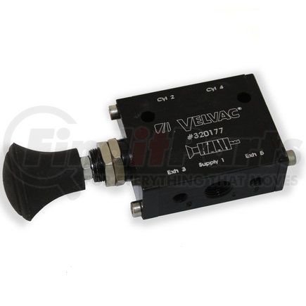 Velvac 320177 Four-Way Push/Pull Valve - Viper™