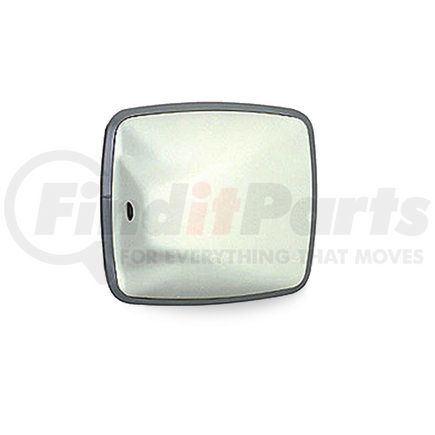 Velvac 704120 Wide Angle Mirror Head 6.5" x 6" Side Mount Convex, PO White, Plastic