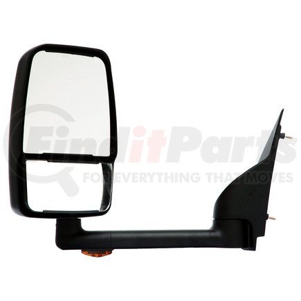 Velvac 714523 Mirror - 2020 Deluxe Head, Black, 96" Body, Left Side