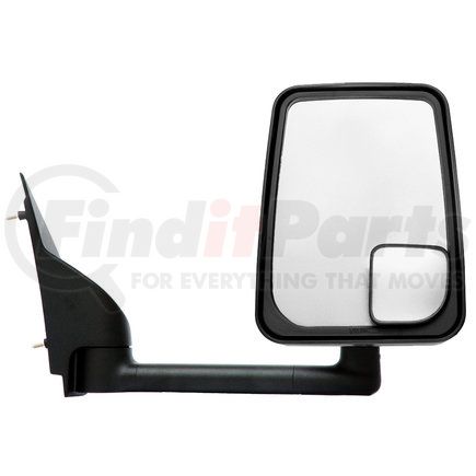 Velvac 714538 Mirror - 2020 Standard Head, Black, 102" Body, Right Side