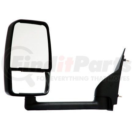 Velvac 715451 2020 Mirror System - Deluxe Head, Black, 96" W, Left Side