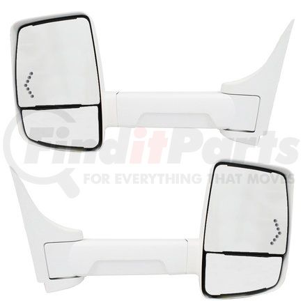 Velvac 716367 2020XG System-Ford E Van (2003-Present) 2020XG Deluxe Head, White,Signal,102" Body Width, Pair