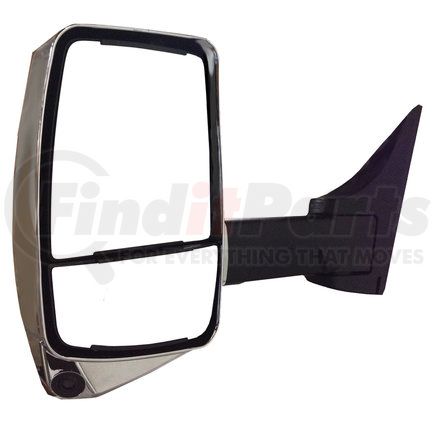 Velvac 717543 2020XG Mini-LEM Mirror System - Left Side, Deluxe Head, Chrome, Heated/Remote Flat Glass, Heated/Manual Convex Glass, 96" W, Ford E-Series (2003-Present)