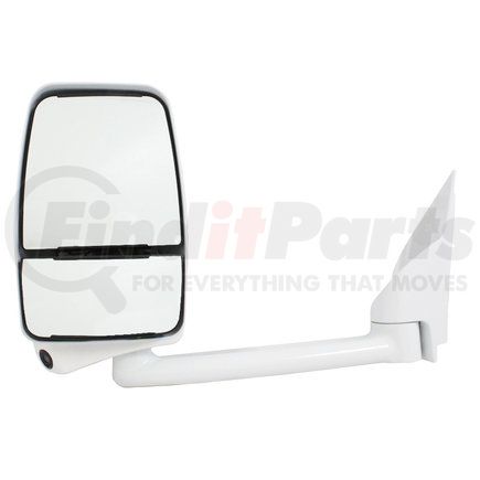 Velvac 718619 2020XG Mini-LEM Mirror System - GM Cutaway Van 2020XG Deluxe Head, Camera, White, Heated Remote Flat Glass, Heated 96" W, Left Side