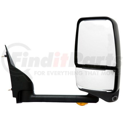 Velvac 719370 2020 Mirror System - Deluxe Head Mirror, Black, 102" W, Right Side