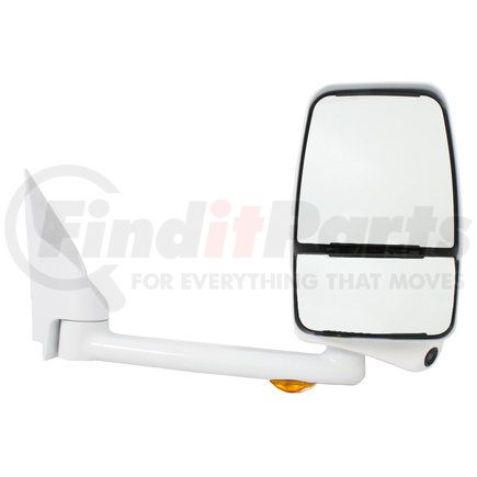 Velvac 719372 2020 Mirror System - Deluxe Head Mirror, White, 102" W, Right Side