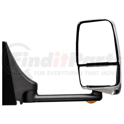 Velvac 719376 2020 Mirror System - Deluxe Head Mirror, Chrome, 102" W, Right Side