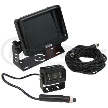 Velvac 719600 Back-Up Camera Kit, Adjustable Rear View Camera, 5" Color LCD Monitor, 2-34' LCD Cable