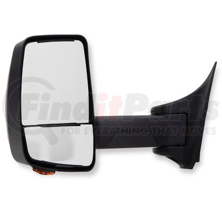Velvac 719755 2020XG Mirror System with OAT - Left Side, 102" W, Black, Deluxe Head, Heated/Remote Flat Glass, Heated/Manual Convex, Lighted, for Ford F450-F550 Series (2017-Present)