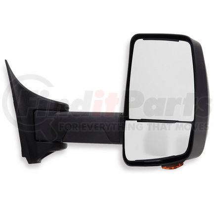 Velvac 719750 2020XG Mirror System with OAT - Right Side, 96" W, Black, Deluxe Head, Heated/Remote Flat Glass, Heated/Manual Convex, Lighted, for Ford F450-F550 Series (2017-Present)