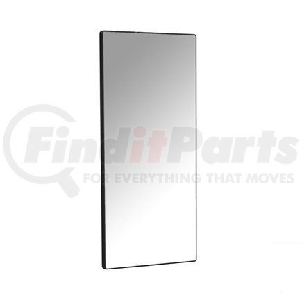 Velvac V153832107 Flat Glass Kit - Model 383, Black, Heated, Glass Size 6.75" W x 15-7/8 " H