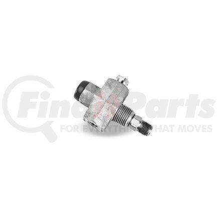 Velvac 032222 Pressure Protection Valve, 1/4" Inlet Port NPTM (Hex Nipple), 1/4" Outlet Ports NPTF, 100 (maximum) Nominal Opening Pressure (psi), 70 (minimum) Nominal Closing Pressure (psi)