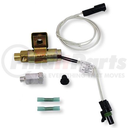 Velvac 032192 Universal Fan Clutch Drive Solenoid Kit, Kit Includes Valve, Wire Harness with Weather-Pack Sealed Connectors, Exhaust Shield, In-Line Filter and Butt Connectors