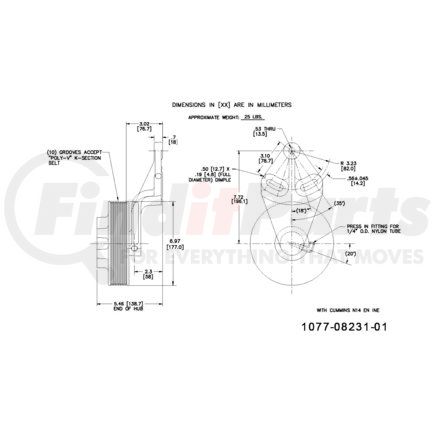 Kit Masters 1077-08231-01 KS Hub - New