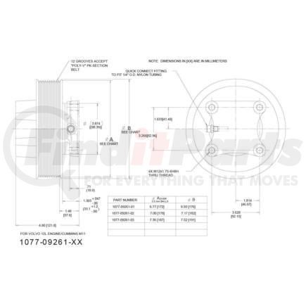 Kit Masters 1077-09261-01 KS Hub - New