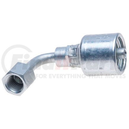 Gates G25205-1212 Couplings - MegaCrimp Couplings - Female SAE 45° Flare Swivel90° Bent Tube