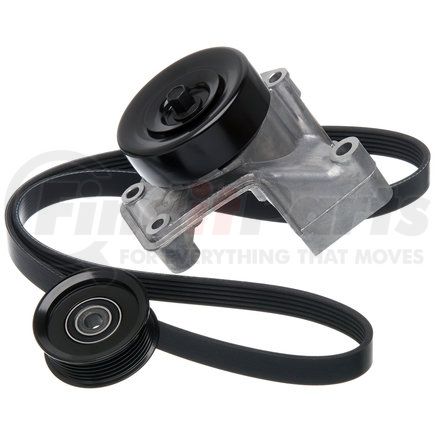 Gates 90K39080A Serpentine Belt Drive Component Kit-Accessory Belt Drive Kit fits 90-94 LS400 V8