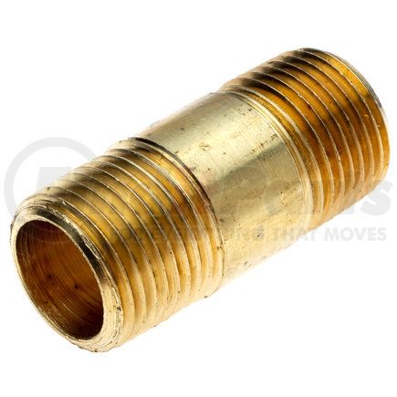 Gates G60607-0202 Adapters-->Male Pipe to Male Pipe - Long - Brass