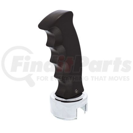 United Pacific 70667 Pistol Grip 13/15/18 Speed Gearshift Knob w/ Adapter - Black