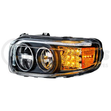 United Pacific 35796 Peterbilt 388/389 LED Headlight (LH/Black)