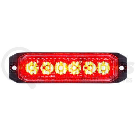 United Pacific 39164 6 High Power LED "Competition Series" Slim Warning Light - Red