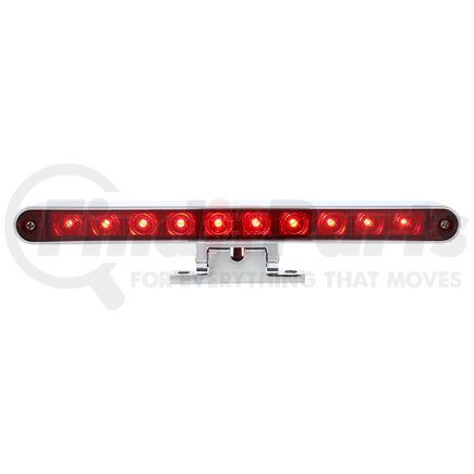 United Pacific 33010 3rd Brake Light - 10 LED Split Function, w/ Chrome Swivel Pedestal Base, Red LED/Red Lens