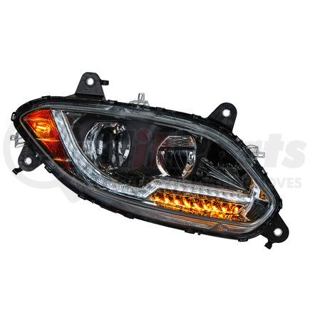 United Pacific 35760 "Blackout" LED Headlight for 2017-2021 International LT Truck - Passenger side