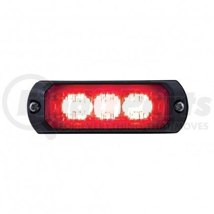 United Pacific 37544B 3 LED Mini Warning Light - Red LED