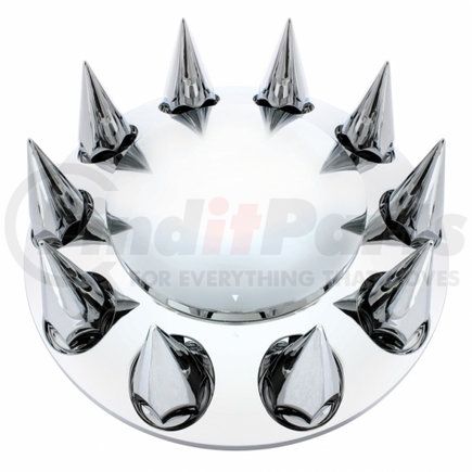 United Pacific 10252 Chrome International Front Axle Cover Set (Spike)