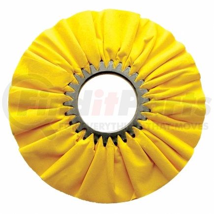 United Pacific 90094 10" Yellow Treated Airway Buff - 3" Arbor