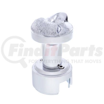 United Pacific 70791 Chrome Eagle 13/15/18 Speed Thread-On Gearshift Knob w/ Adaptor