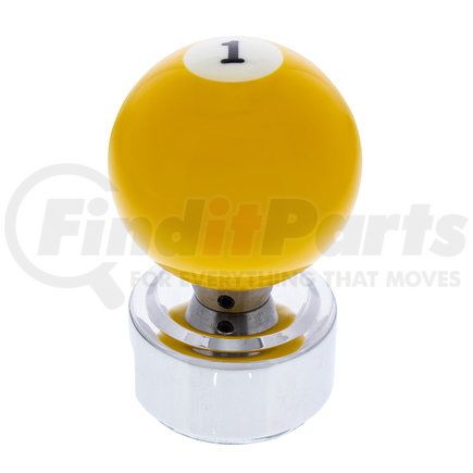 United Pacific 70687 Pool Ball Shift Knob Number "1" For 13/15/18 Speed Eaton Style Shfters