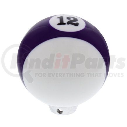 United Pacific 70761 Purple Striped 12 Ball Gearshift Knob