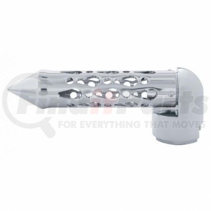 United Pacific 70647 Chrome "Brooklyn" 13/15/18 Speed Spike Gearshift Knob w/ Adapter - Horizontal
