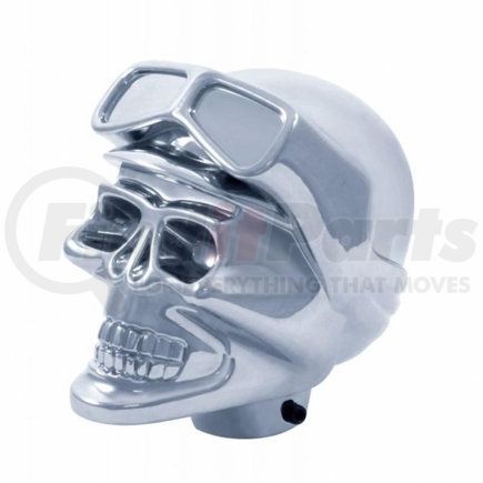 United Pacific 70629B Chrome Skull Biker Gearshift Knob Only