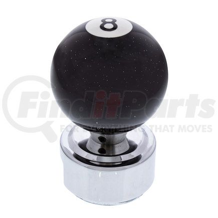 United Pacific 70686 Glitter Black Ball Gearshit Knob For 13/15/18 Speed Eaton Style Shfters