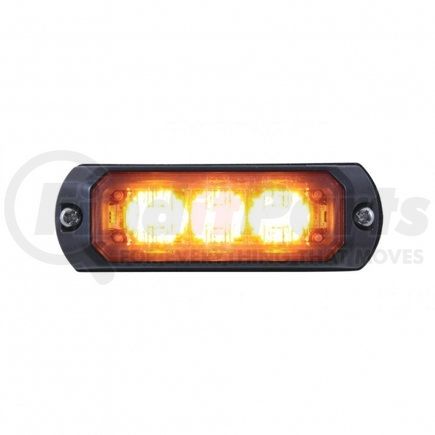 United Pacific 37542B 3 LED Mini Warning Light - Amber LED