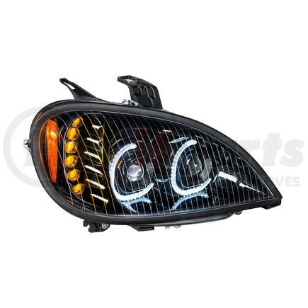 United Pacific 31093 High Power LED "Blackout" Projection Headlight For 2001-2020 Freightliner Columbia - Passenger